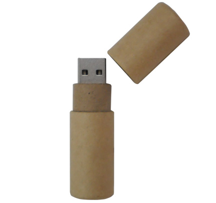 Recycle paper thumb drive