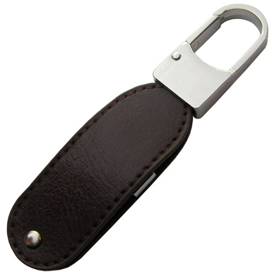 Swivel Leather thumb drive